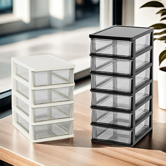 Medium Desktop Storage Box with Drawer – Office Organizer