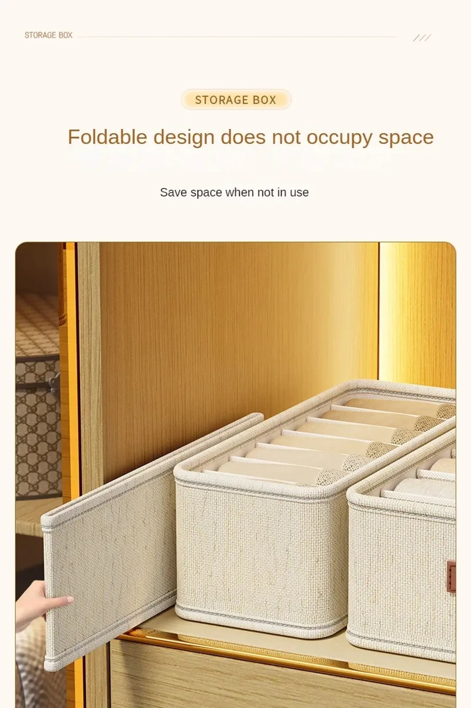 Fabric Drawer Organizers for Underwear and Socks