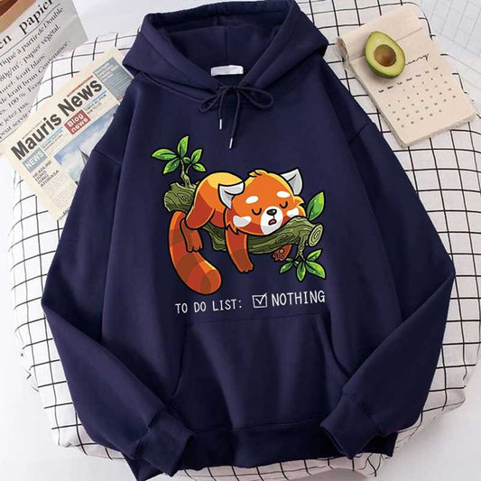 Funny Red Panda Hoodie for Men and Women