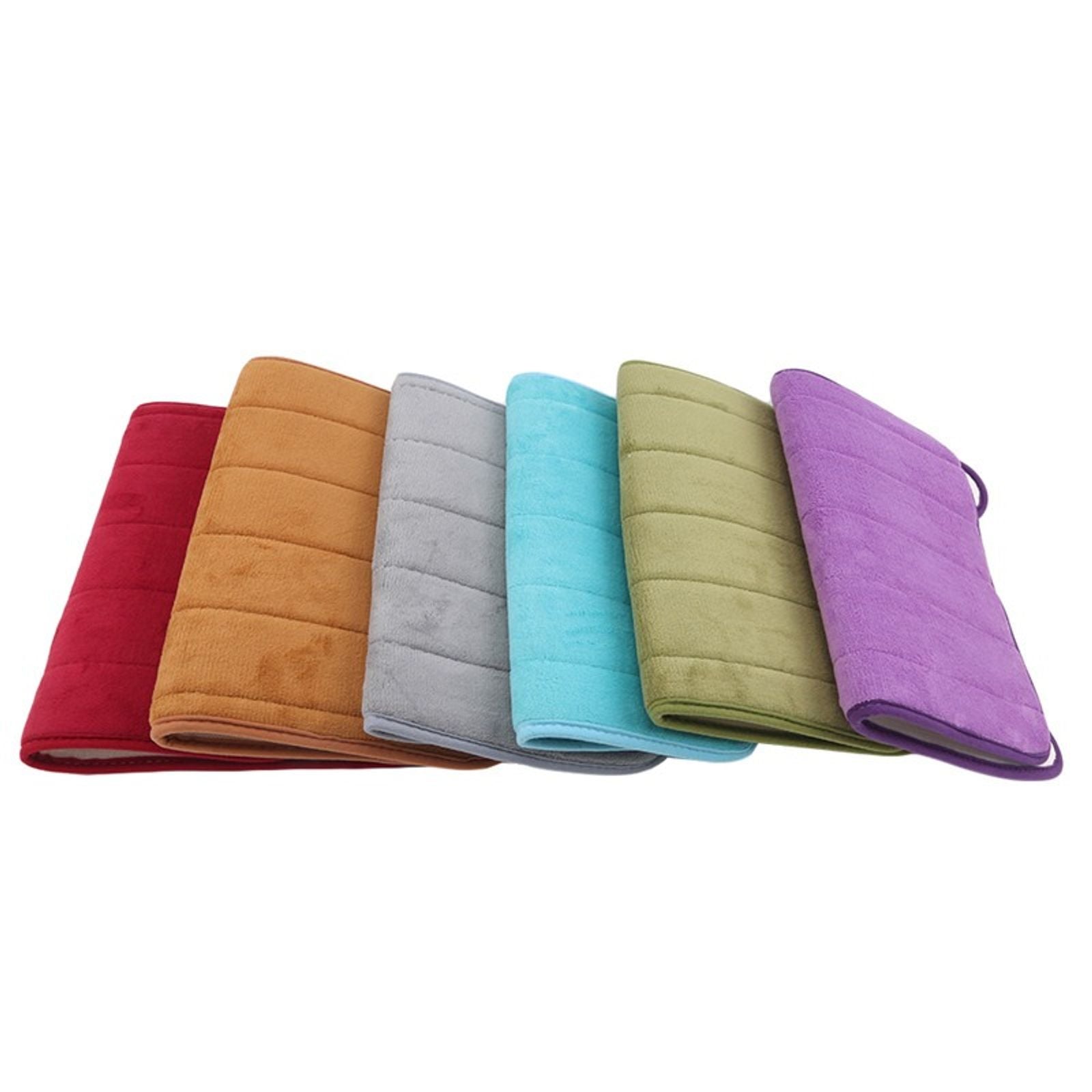 U-Shaped Water Absorbing Bathroom Mats