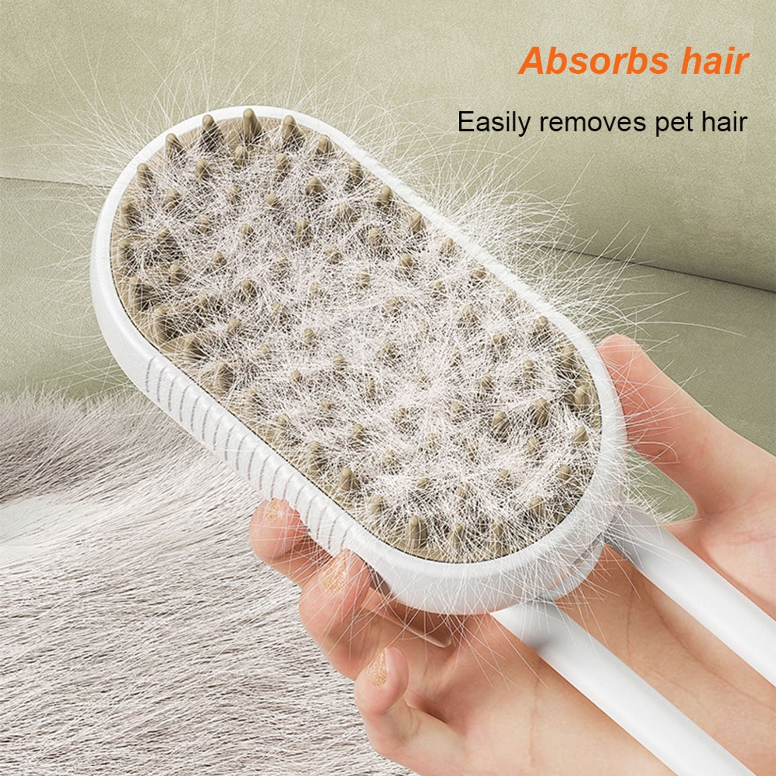 3-in-1 Electric Cat and Dog Grooming Brush