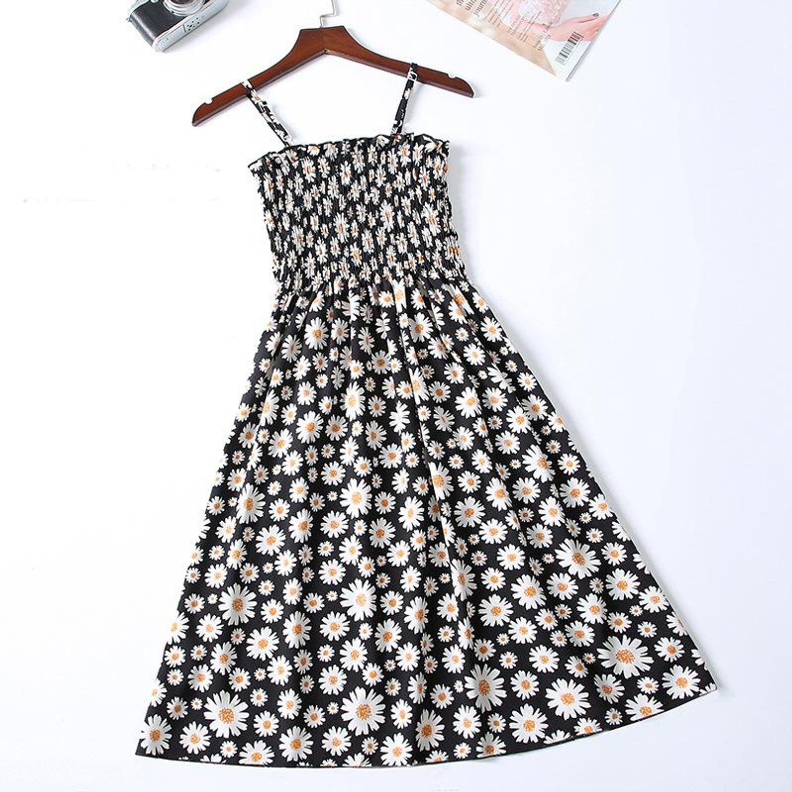 Summer Chiffon Sleeveless Mini Dress for Women