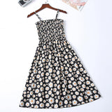 Summer Chiffon Sleeveless Mini Dress for Women