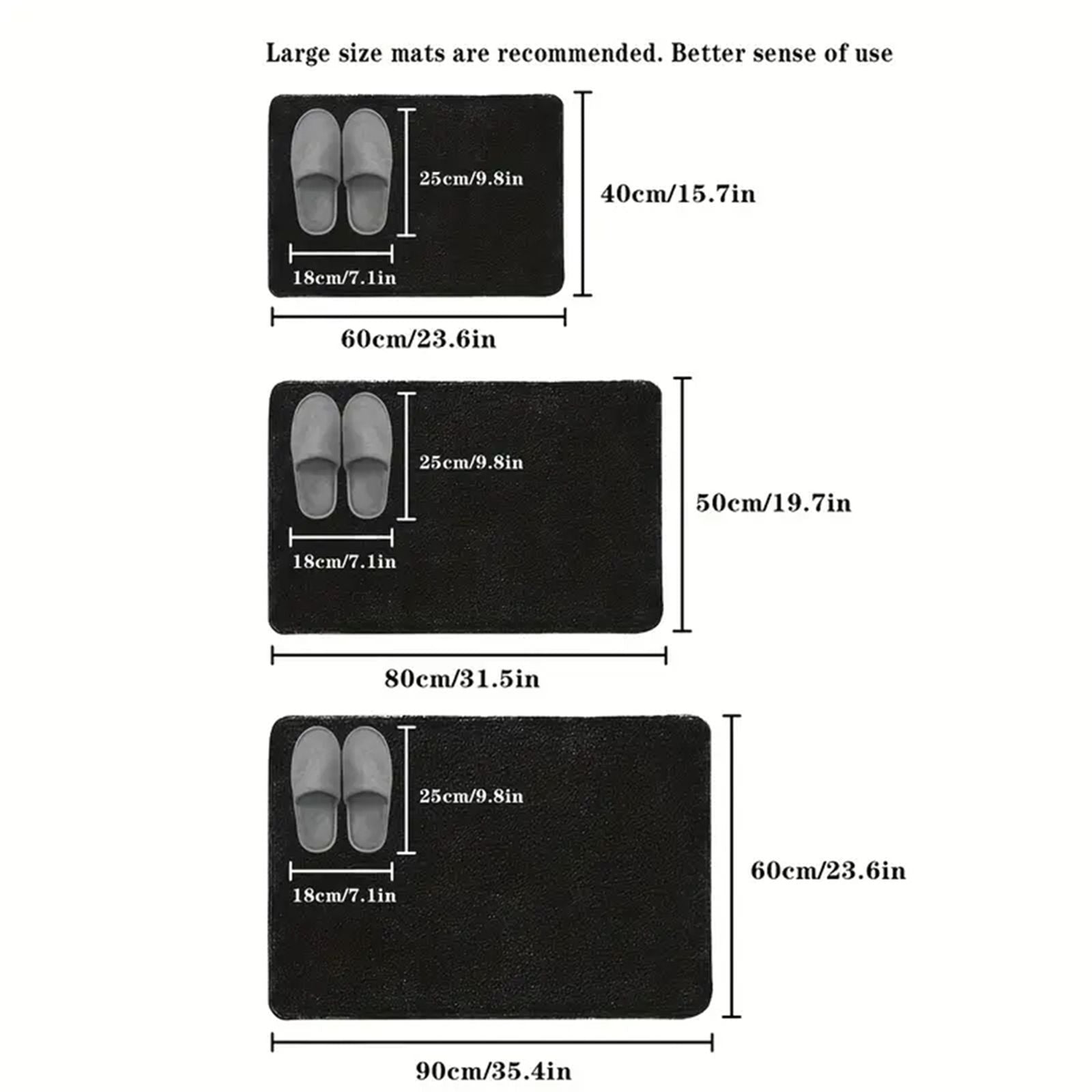 Thick Non-Slip Bathroom Floor Mat