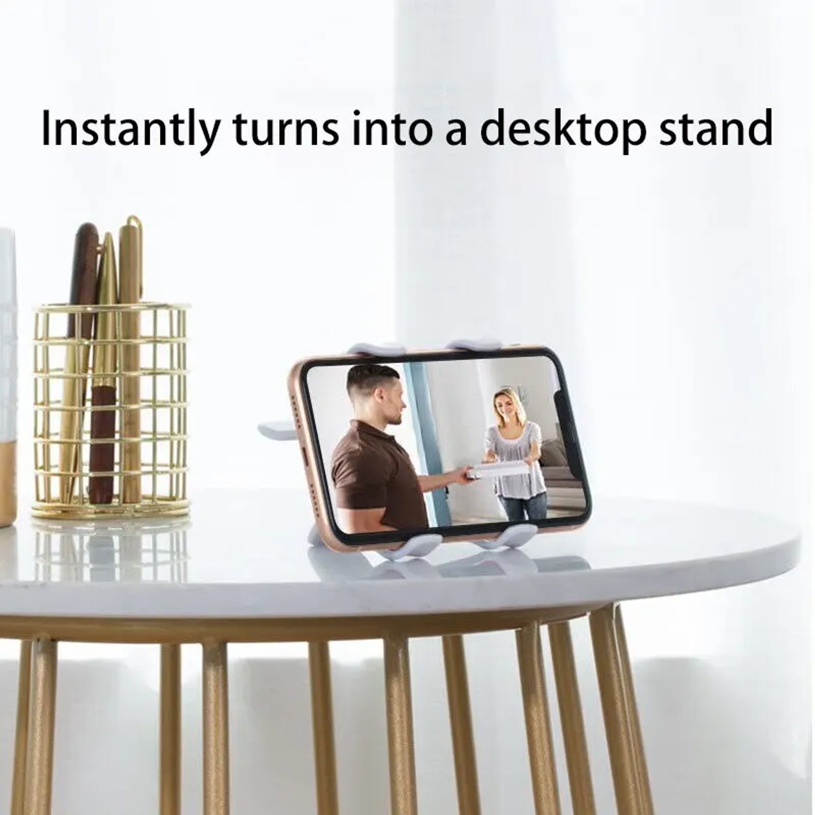 Adjustable Universal Mobile Phone Stand for Selfies and Streaming