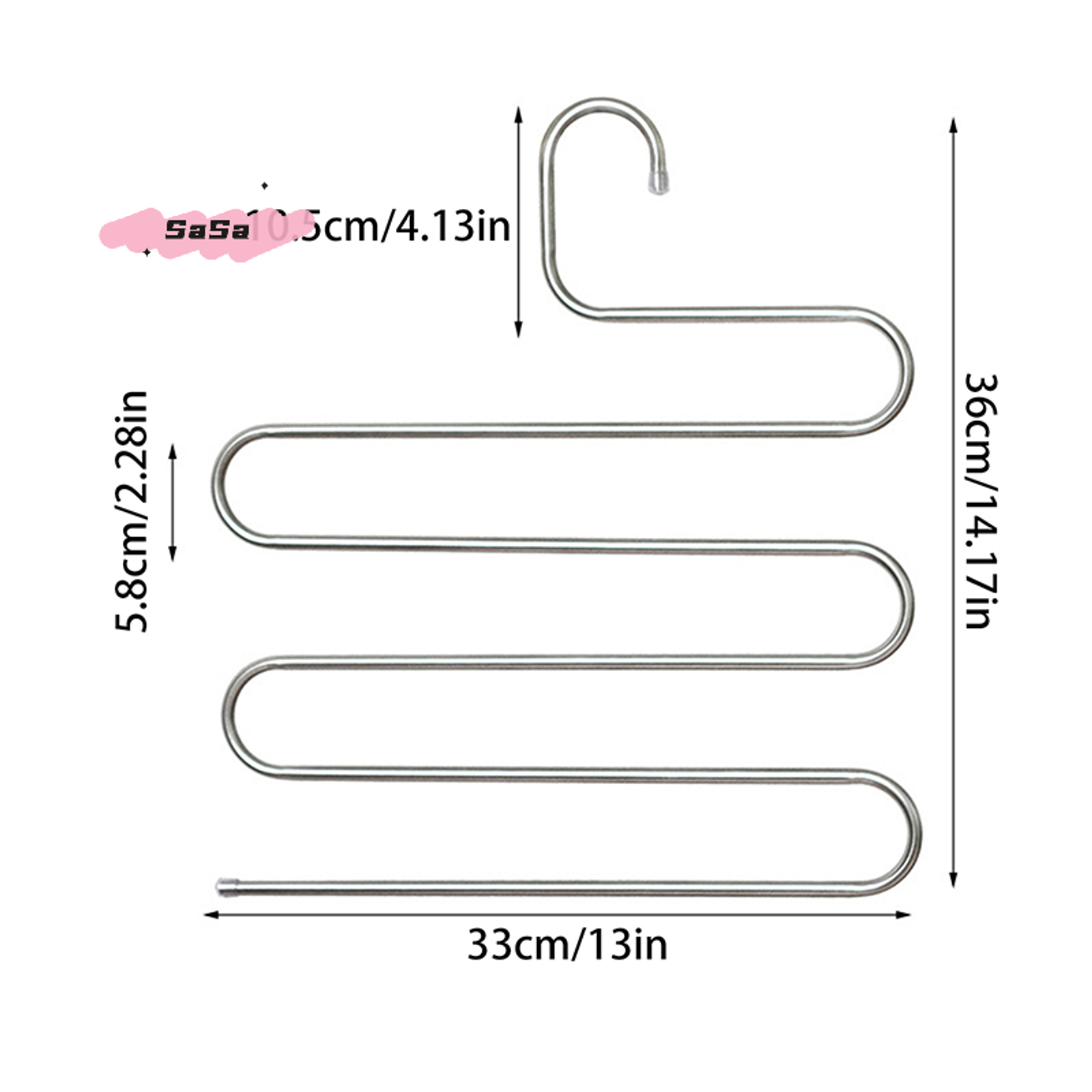 5-Layer Non-Slip Clothes Hangers - Multi-Functional Rack