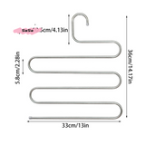 5-Layer Non-Slip Clothes Hangers - Multi-Functional Rack