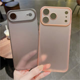 Luxury Slim Ultra Thin Matte Clear Case for iPhone 17 Pro Max