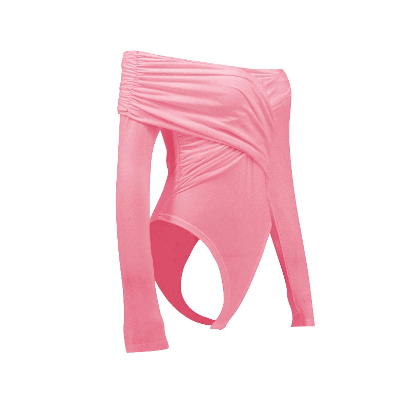 Women's Long Sleeve Crossed Bodysuit