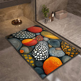 Stone Design Diatomite Bath Mat - Non-Slip & Quick Dry
