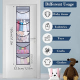 5-Grid Hanging Pocket Organizer for Underwear and Accessories