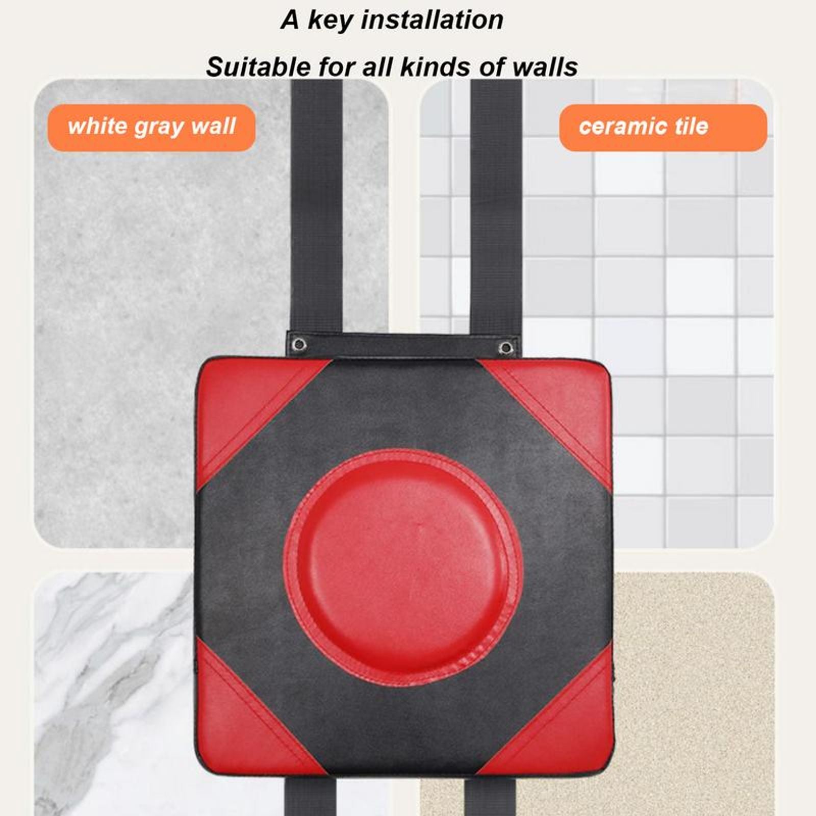 Wall-Mounted Boxing Target Pad for Taekwondo Training