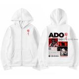 World Tour Zipper Hoodie - Oversized Harajuku Style