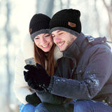 Winter Beanie Hat and Neck Scarf Set for Men and Women