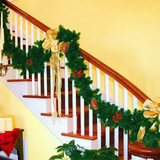 270cm Artificial Christmas Wreath Rattan Garland