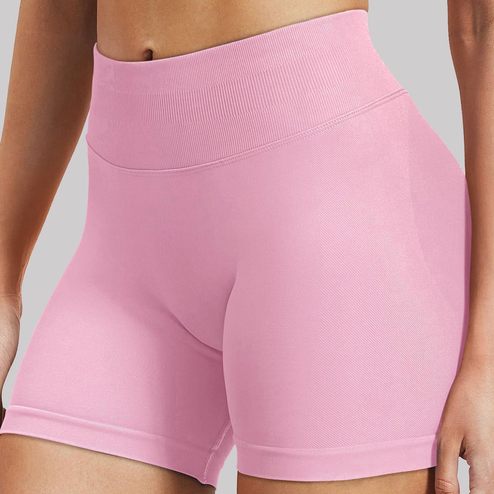 Women's Seamless Low Waist Summer Gym and Yoga Shorts