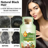 Pure Natural Herbal Hair Dye Shampoo - 5 Minute Color Change