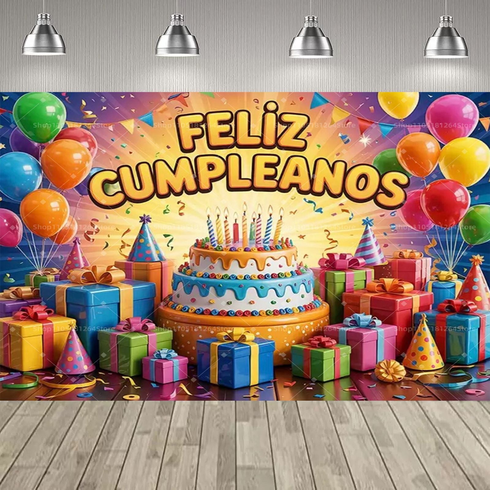 3D Happy Birthday Theme Party Decoration Set