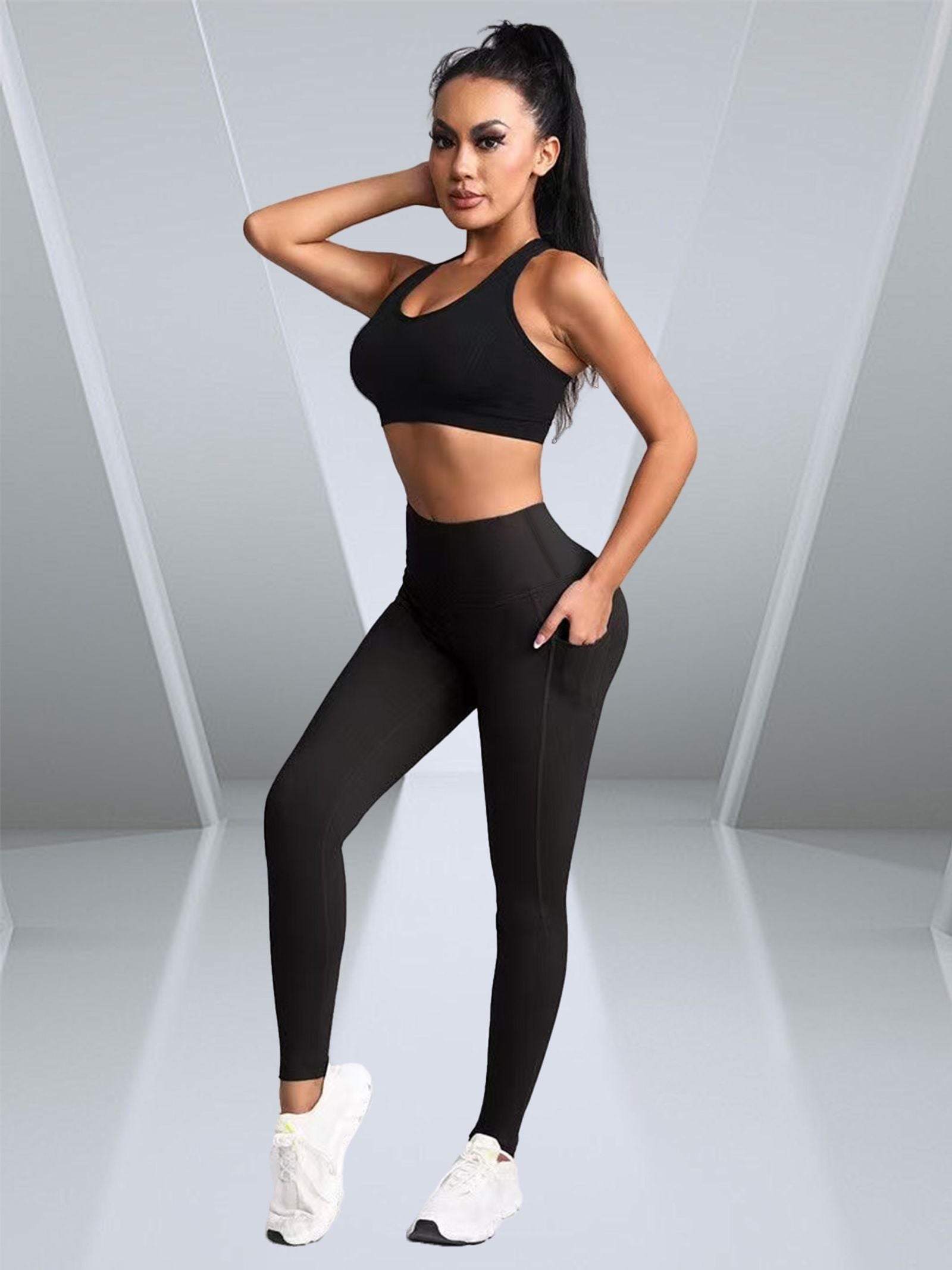Women's High-Waist Tummy Control Yoga Pants