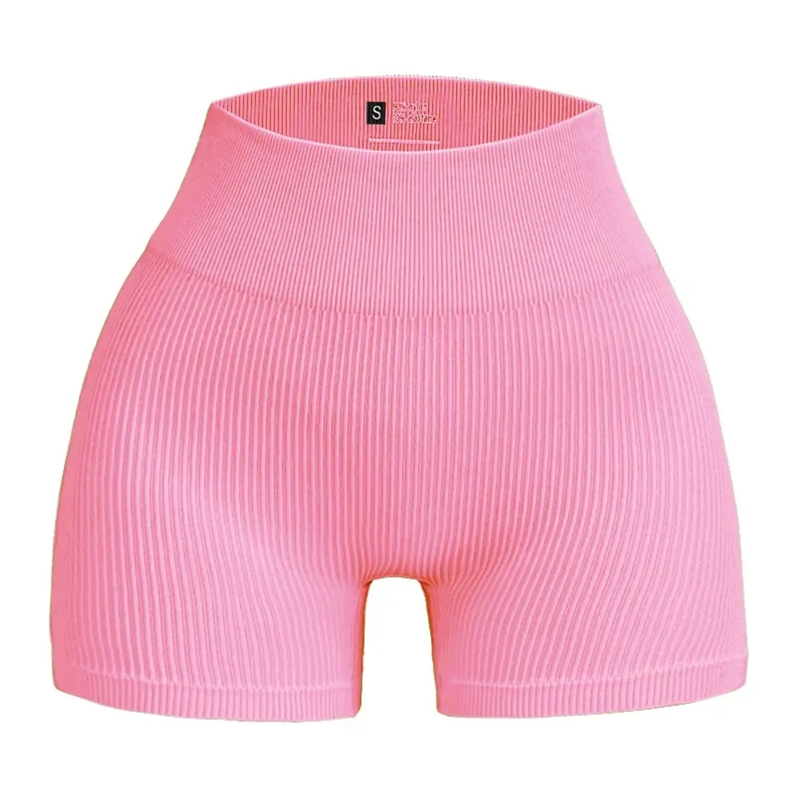High Waist Women’s Seamless Elastic Slim Shorts
