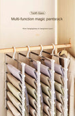 Multi-Functional Folding Pants Rack with Clips