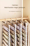 Multi-Functional Folding Pants Rack with Clips