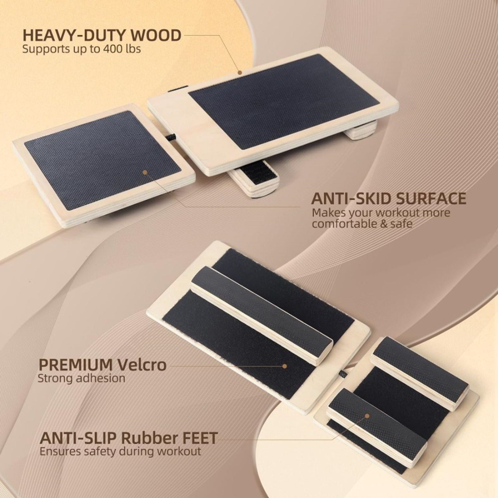 Single Foot Balance Board for Ankle Strengthening