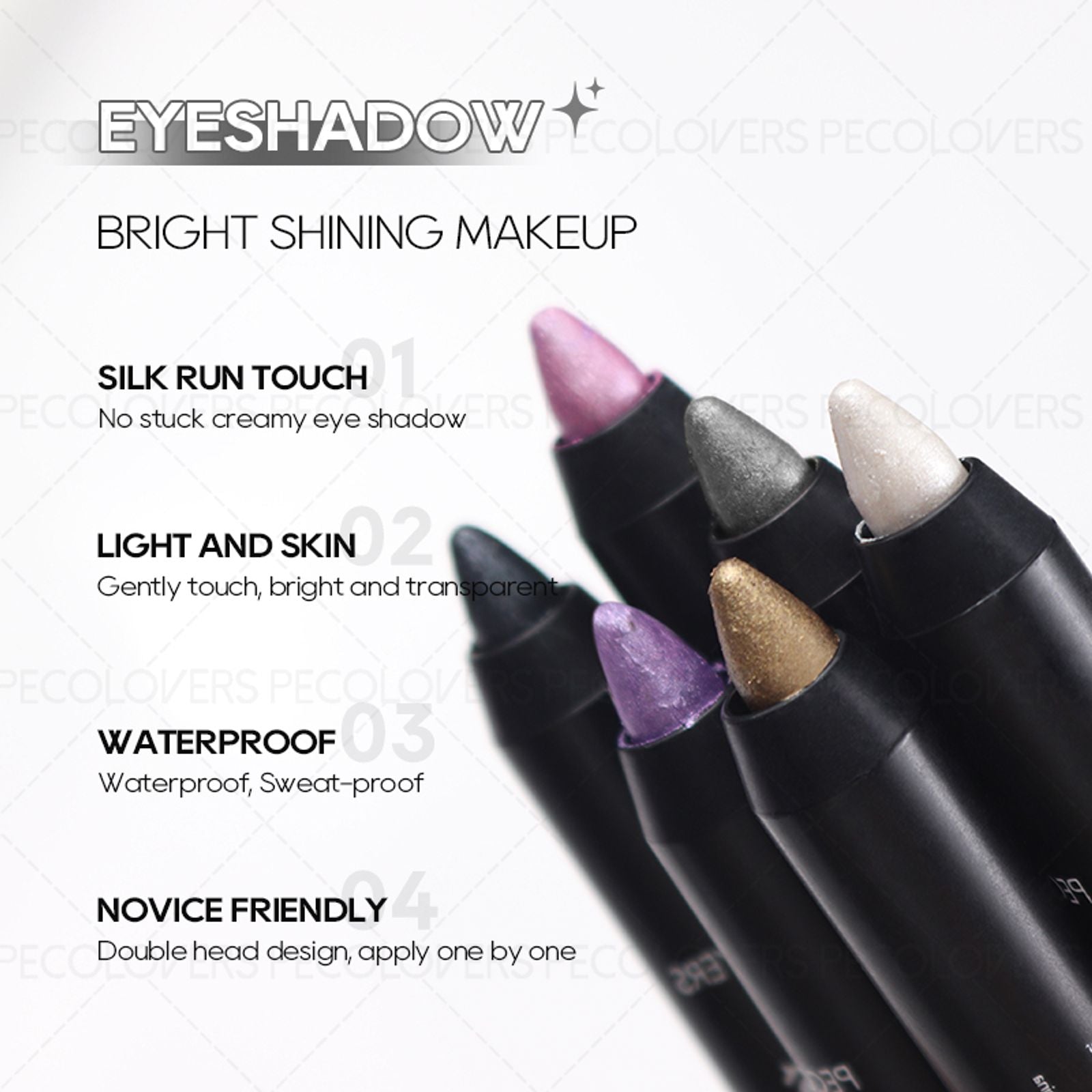 Matte White Eye Shadow Highlighter Pen