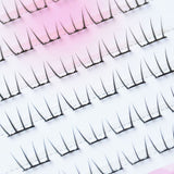 Self-Adhesive Fluffy Cluster Eyelashes for Daily Makeup