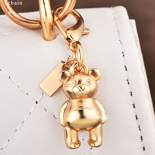Luxury Cherry Bear Keychain Pendant for Bag or Car