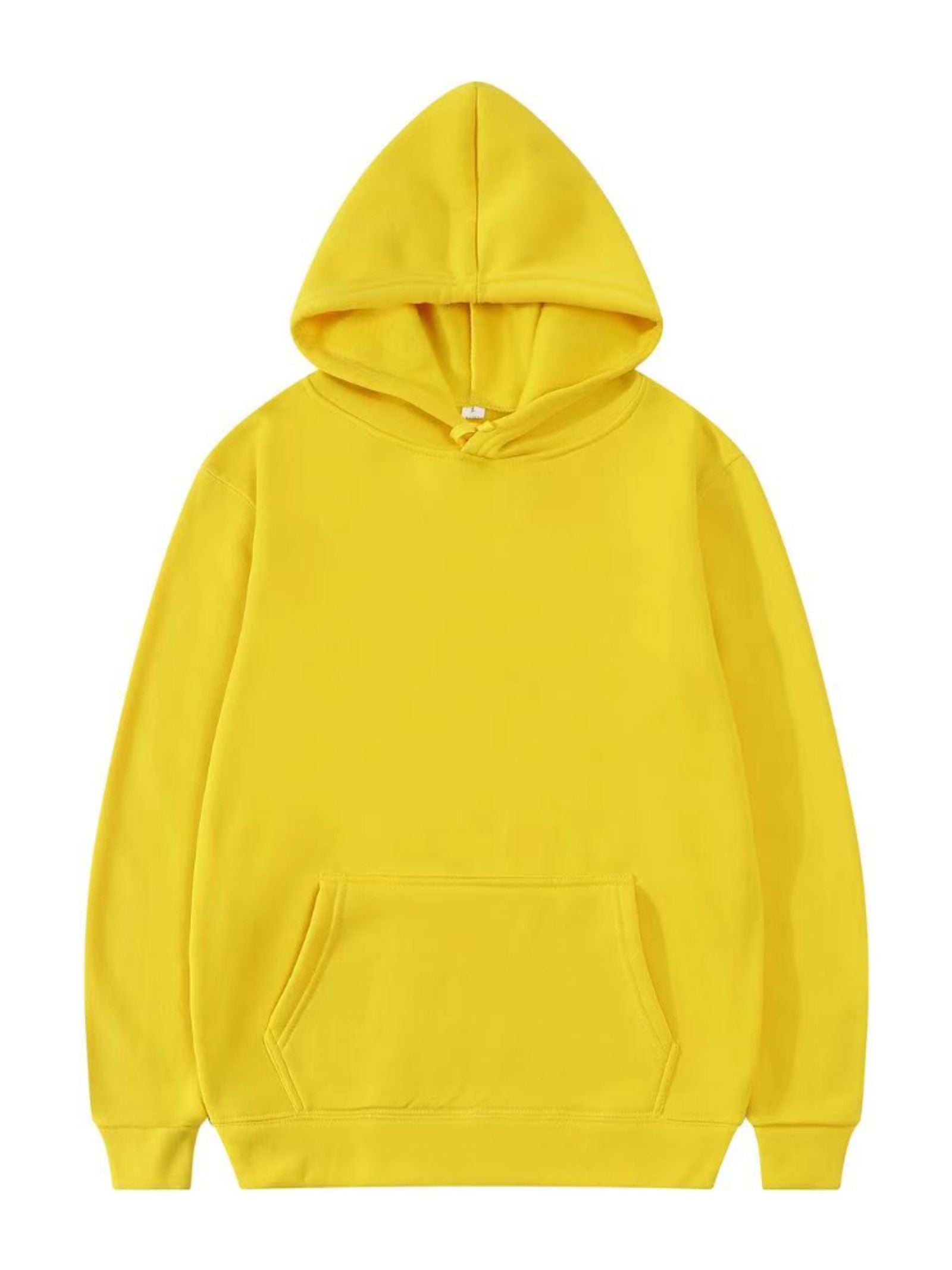 Men's and Women's Hooded Solid Color Sweatshirt
