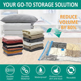 5 Pack Vacuum Storage Bags for Comforters and Clothes