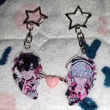Anime Alien Stage Cosplay Keychain Set