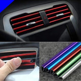 10 Pcs Car Air Vent Grille Decoration Trim Stickers