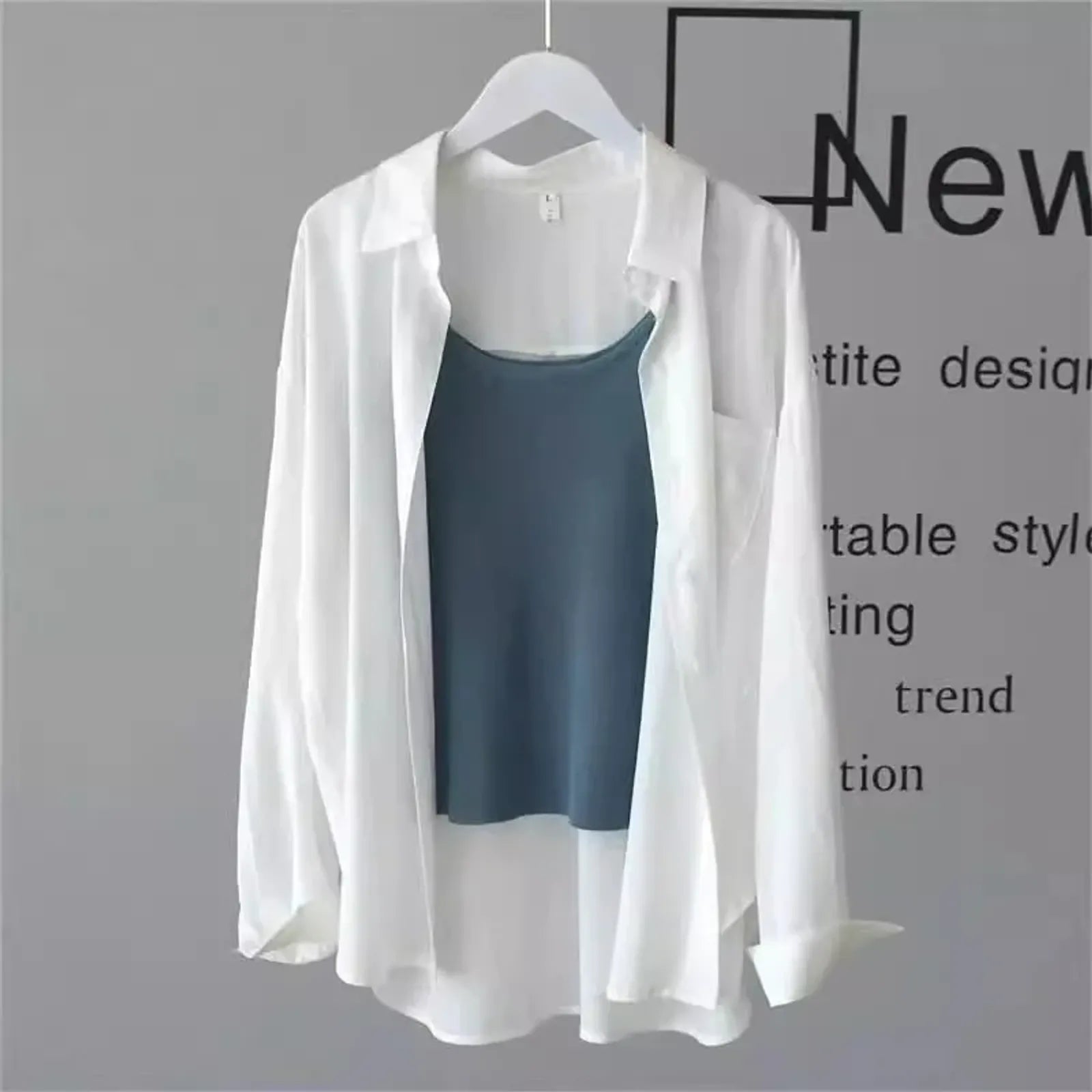Sun Protection Loose Fit Thin Chiffon Women's Casual Shirt