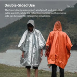 Emergency Waterproof Raincoat Poncho for Camping