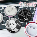 Anime Tomie Soft Button Pins Junji Ito Characters Brooch