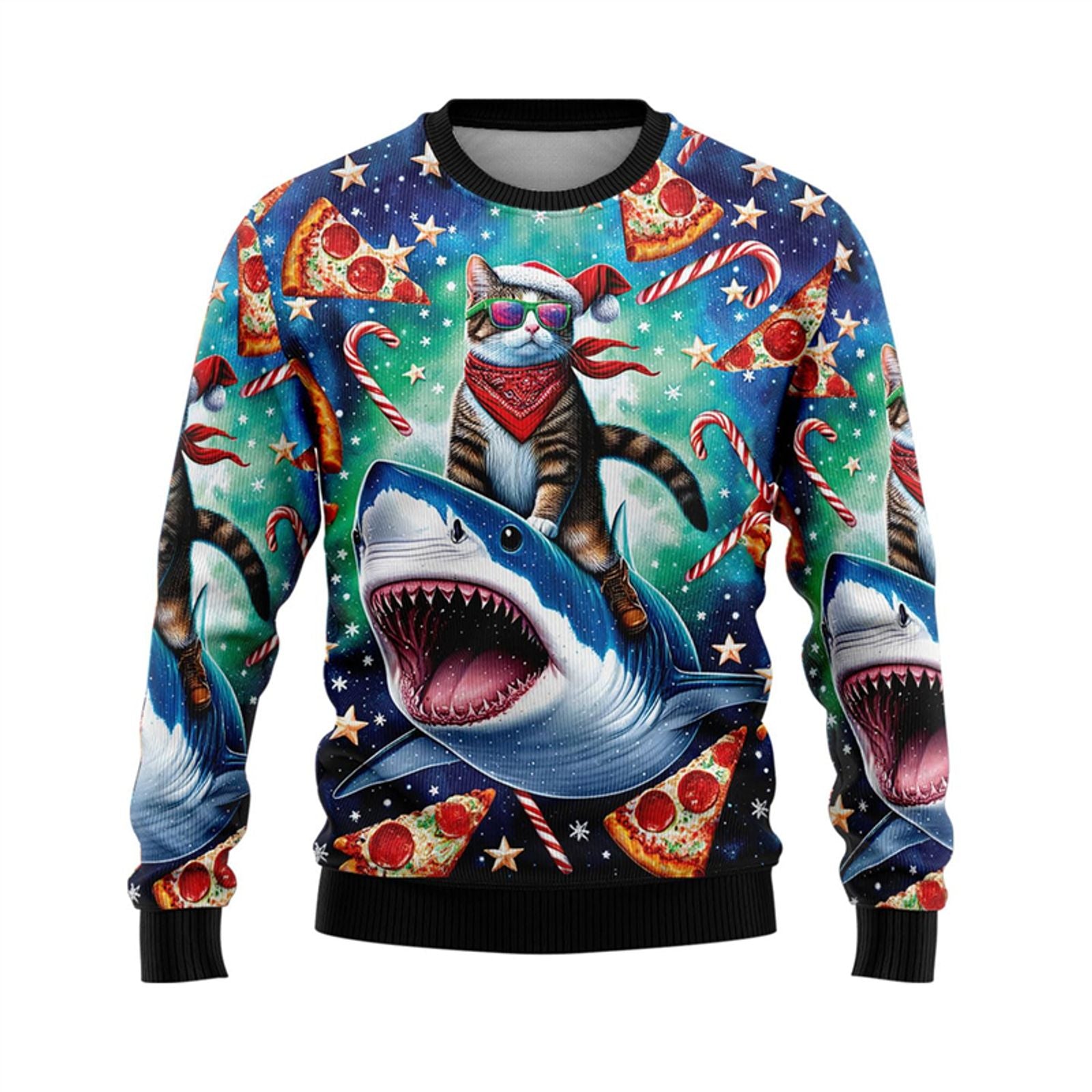 Funny Santa Claus Ugly Christmas Sweaters for Men