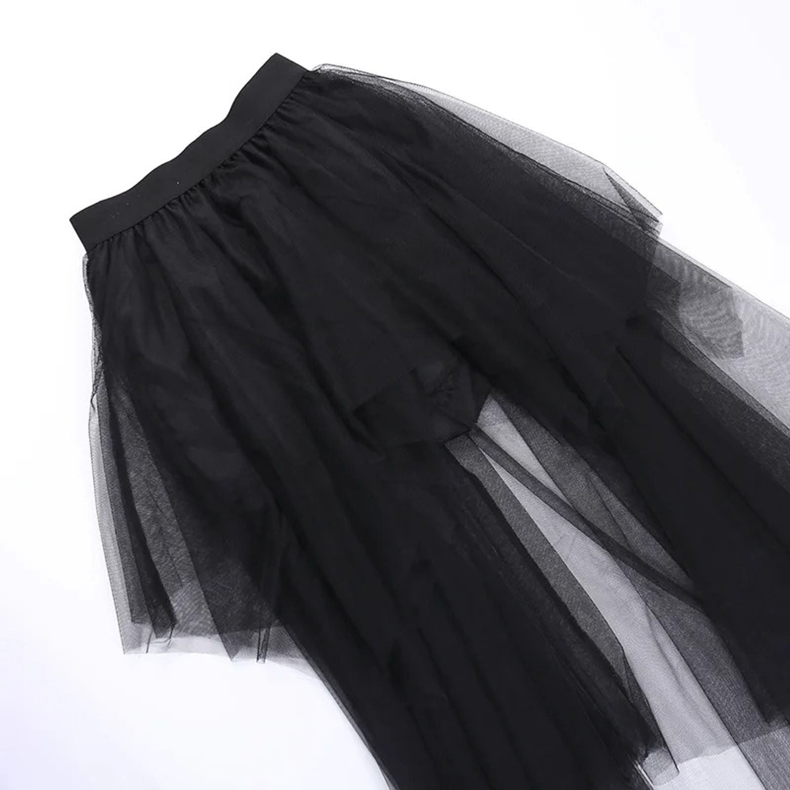 High-Waisted Irregular Skirt for Women - Gothic Style
