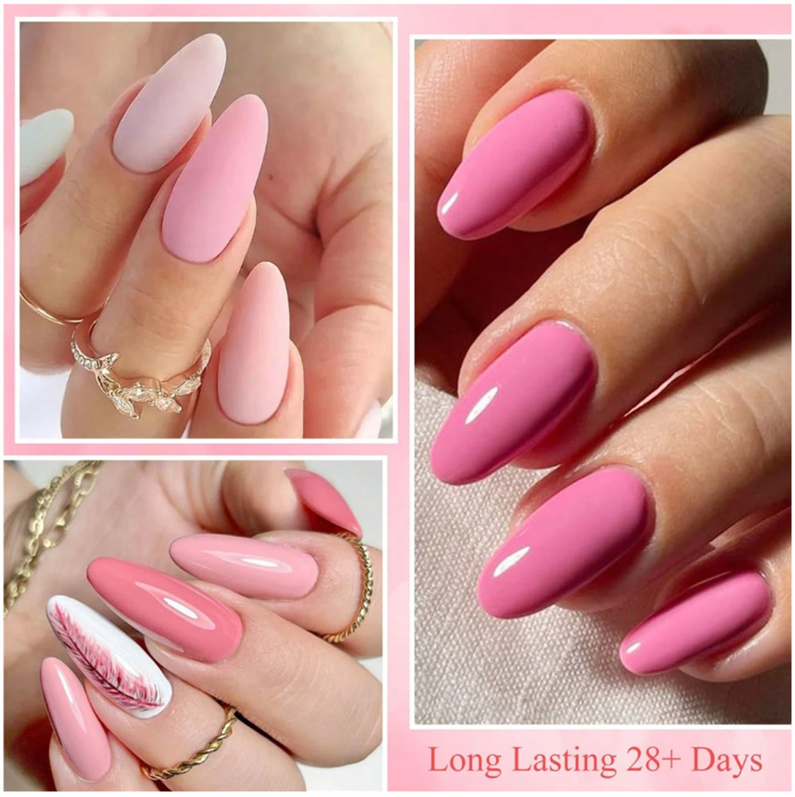 9pcs Macaron Color Gel Nail Polish Set – UV Soak Off Varnish