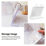 Transparent Dustproof Jewelry Storage Bag Rack