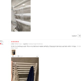 White Clear Hanger Clips for Towels and Scarves