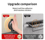 No Drill Suction Cup Bathroom Organizer Rack