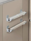 2pcs No Punch Trash Bag Dispenser - Kitchen Organizer