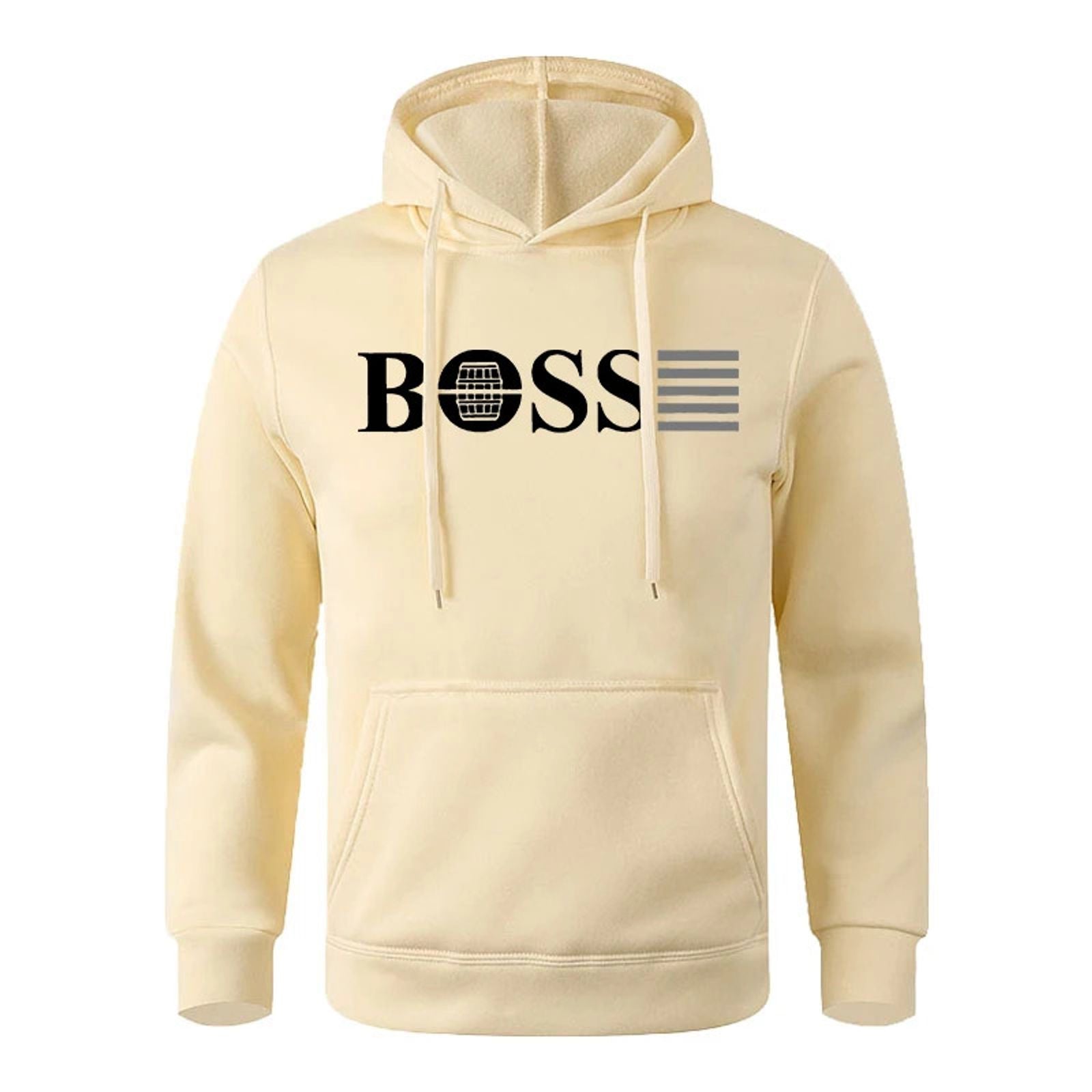 Fashionable Men's Hooded Fleece Sweatshirt