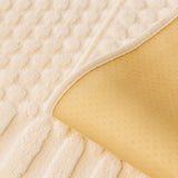 Thicken Warm Geometric Jacquard Fleece Sofa Cover