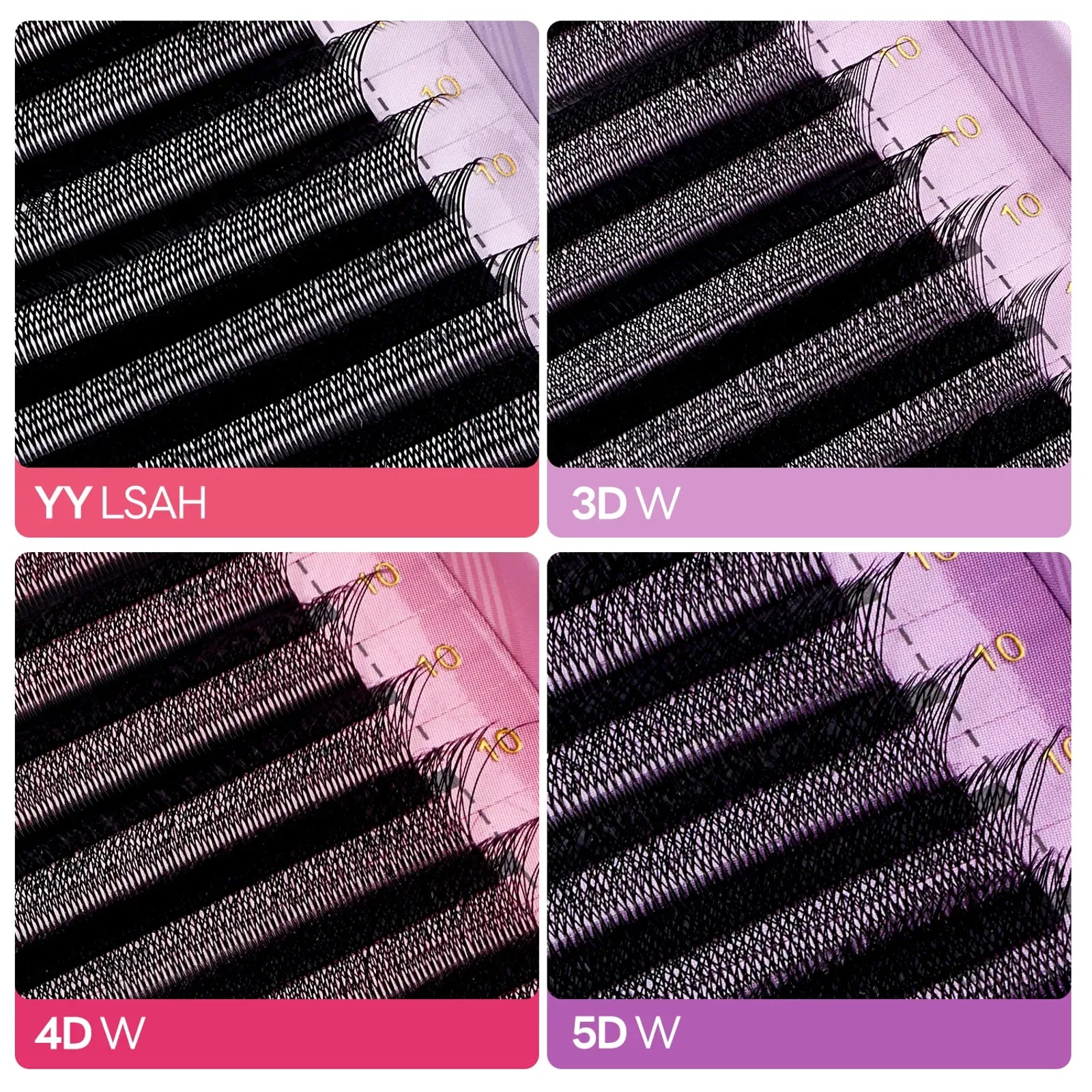 ARISON Plus 2 in 1 Magnetic Premade Volume Fans Eyelashes