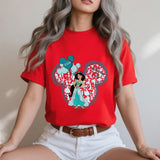 Disney Jasmine Print Women's Cotton T-Shirt