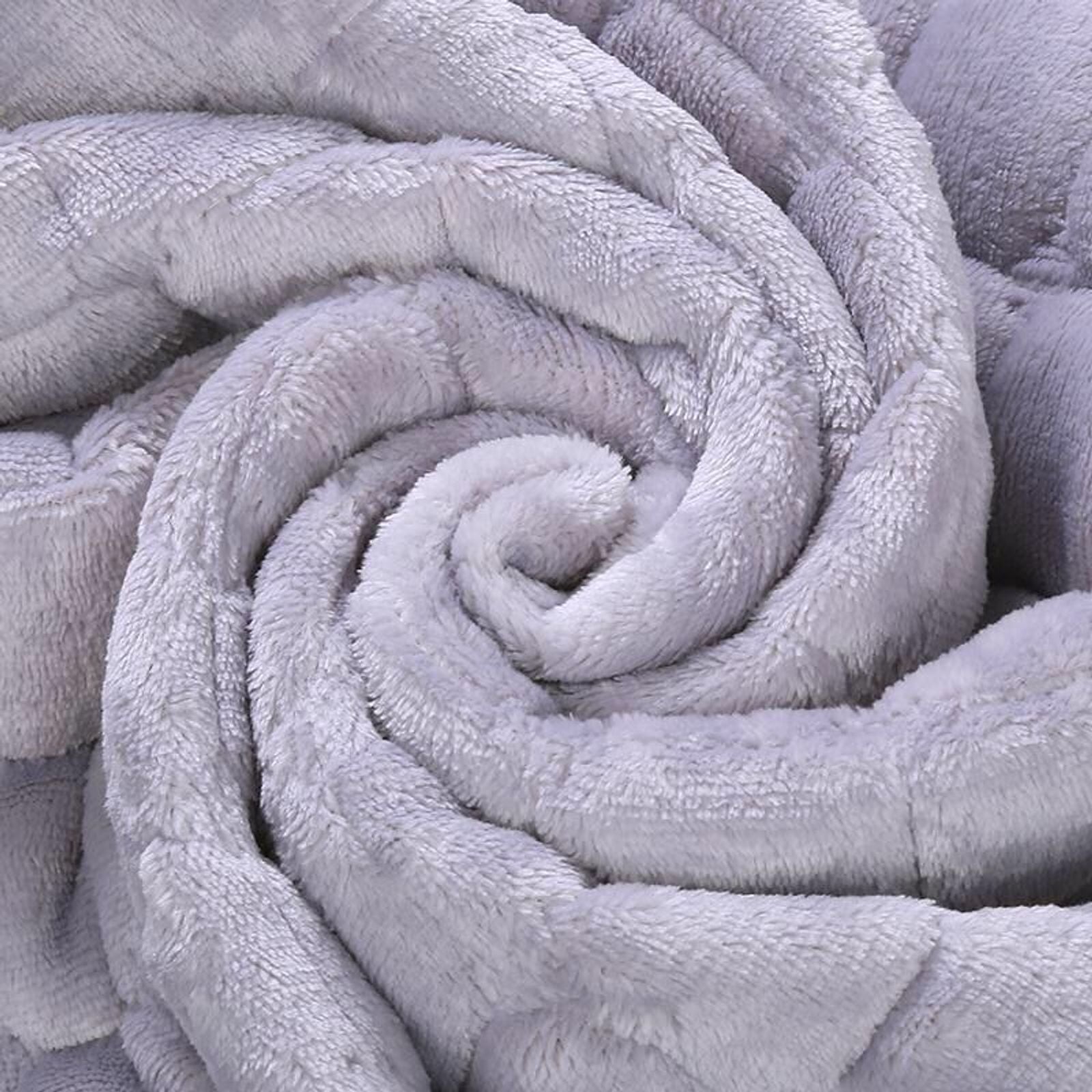 Solid Red Soft Flannel Quilted Sofa Towel Cover