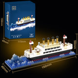 1878 PCS Cruise Ship Model Building Block Set